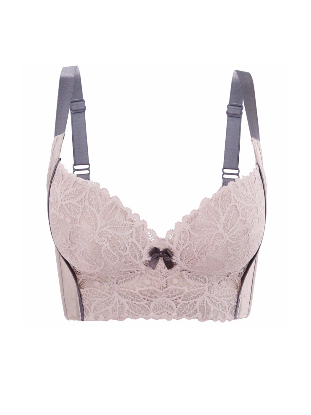 Sexy Lace Push-Up Bra with Side Support