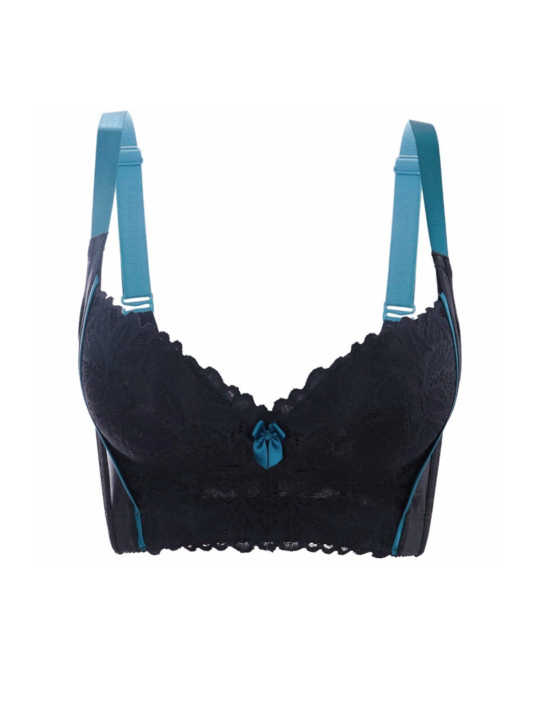 Sexy Lace Push-Up Bra with Side Support