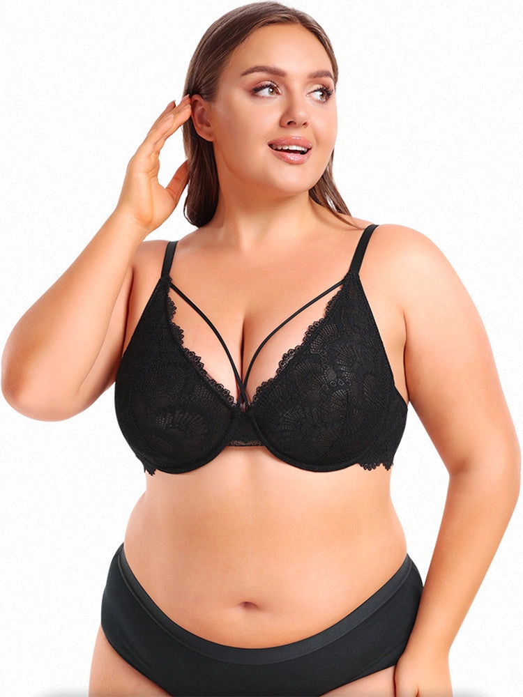 Sexy Lace Push Up Underwire Bra for Women