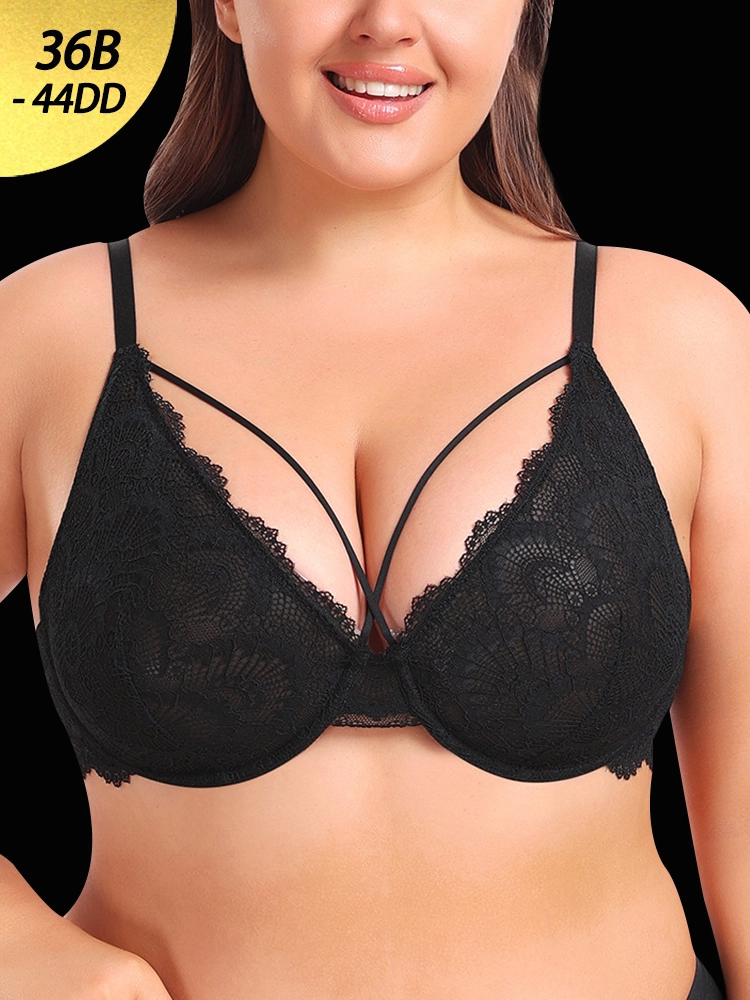 Sexy Lace Push Up Underwire Bra for Women