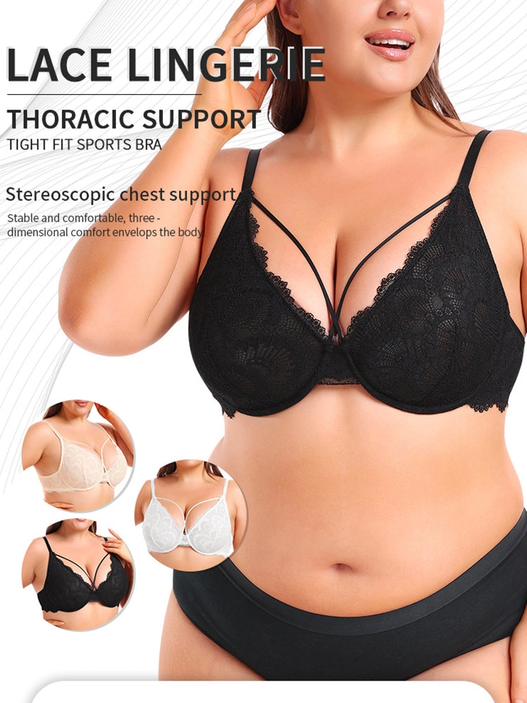 Sexy Lace Push Up Underwire Bra for Women