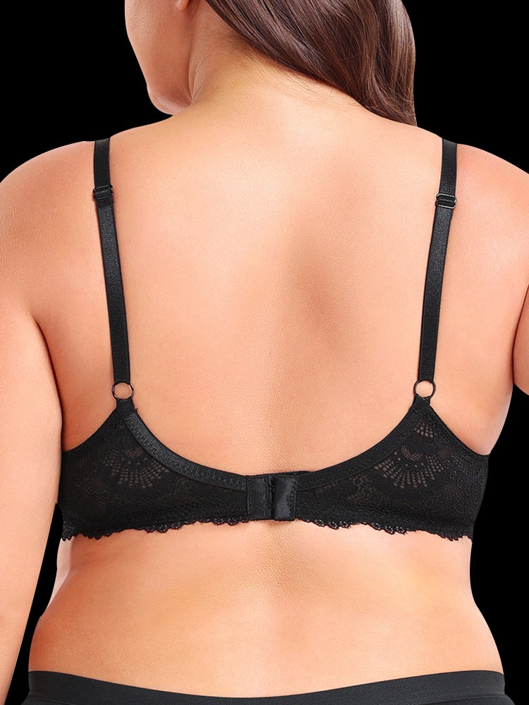 Sexy Lace Push Up Underwire Bra for Women
