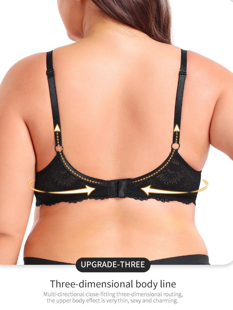 Sexy Lace Push Up Underwire Bra for Women