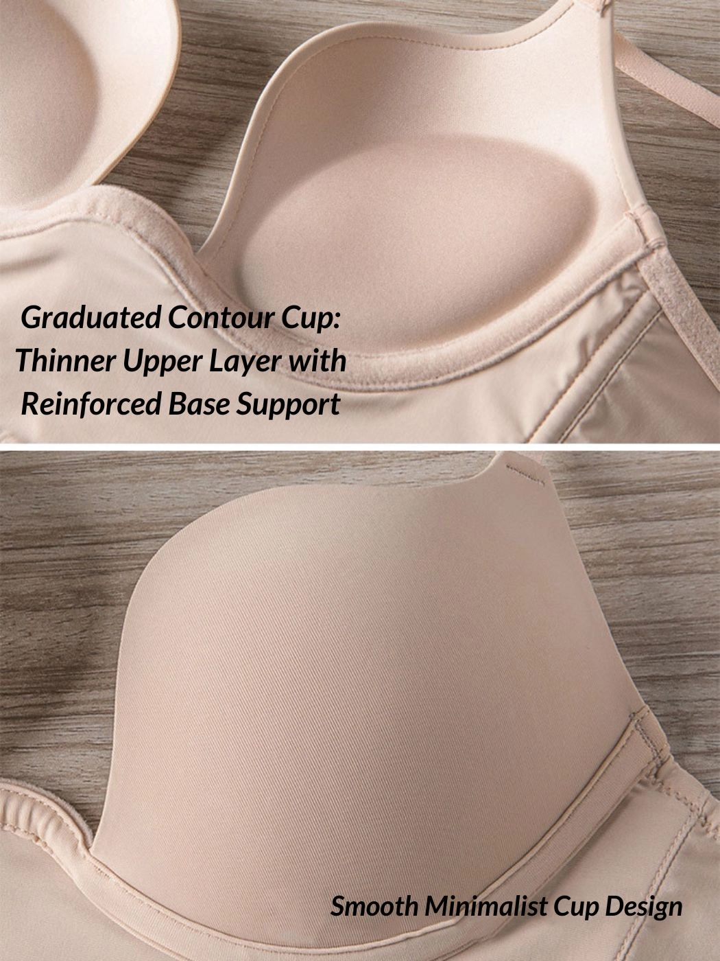 Sexy U-Back Bra with Soft Underwire