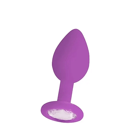 Shots Ouch! Regular Diamond Butt Plug Purple
