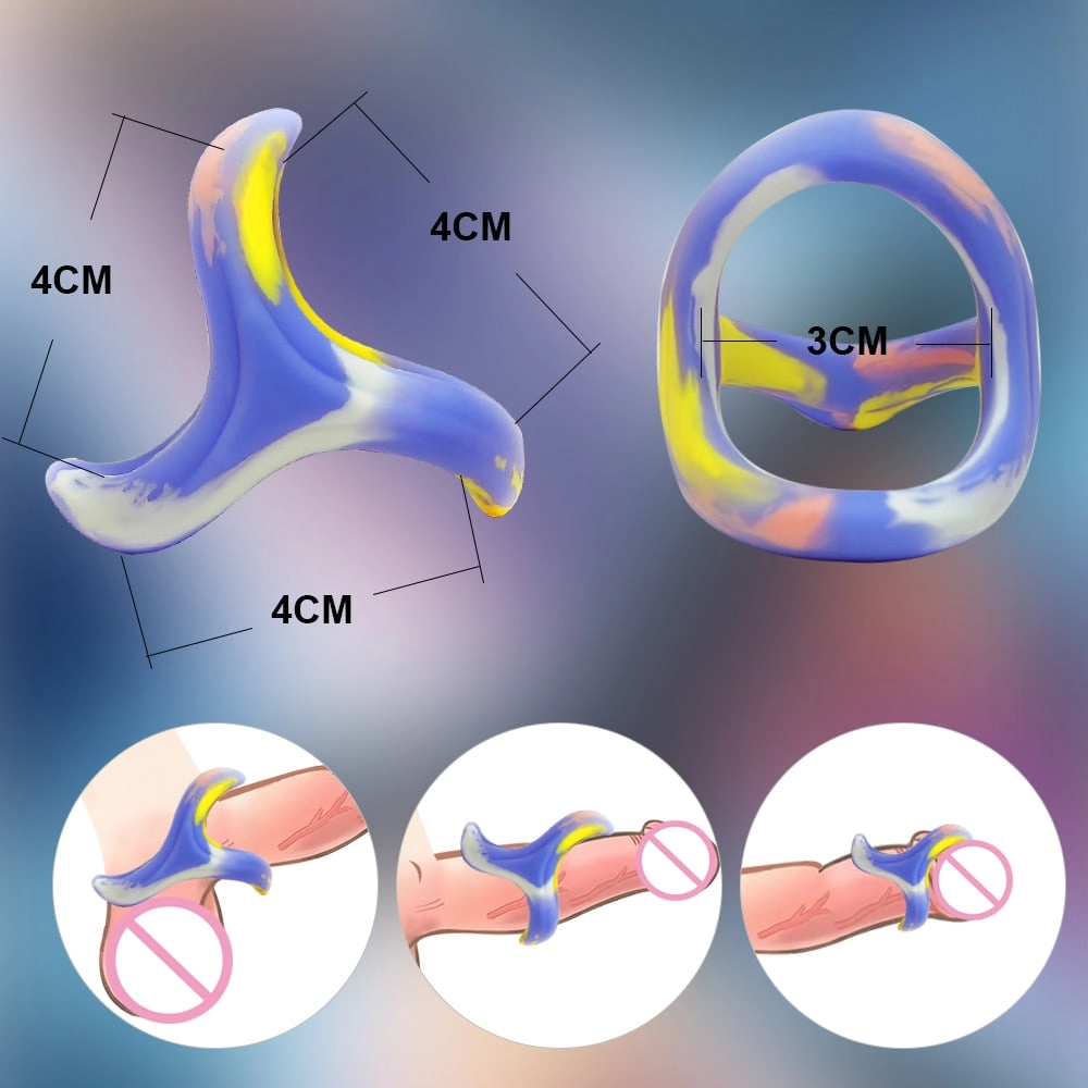 Silicone Penis Cock Ring for Man Cockring Delay Ejaculation Sex Toys for Men Couple Rings Penisring Toys