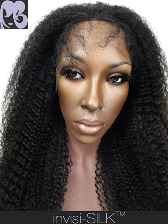 SILK TOP LACE WIG: Kyra Afro Kinky Curly