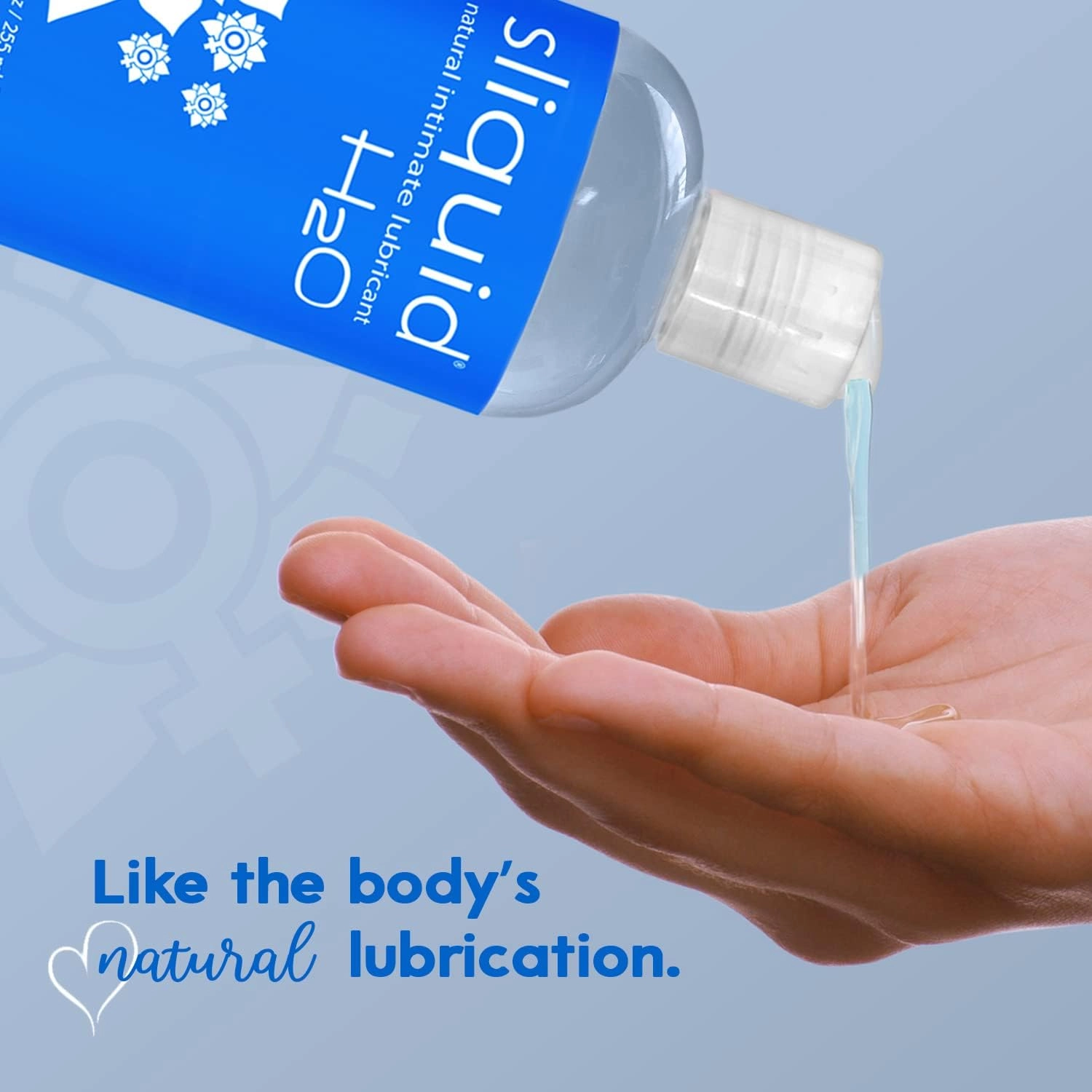 Sliquid H2O Original Water-Based Lubricant 8.5oz/255ml