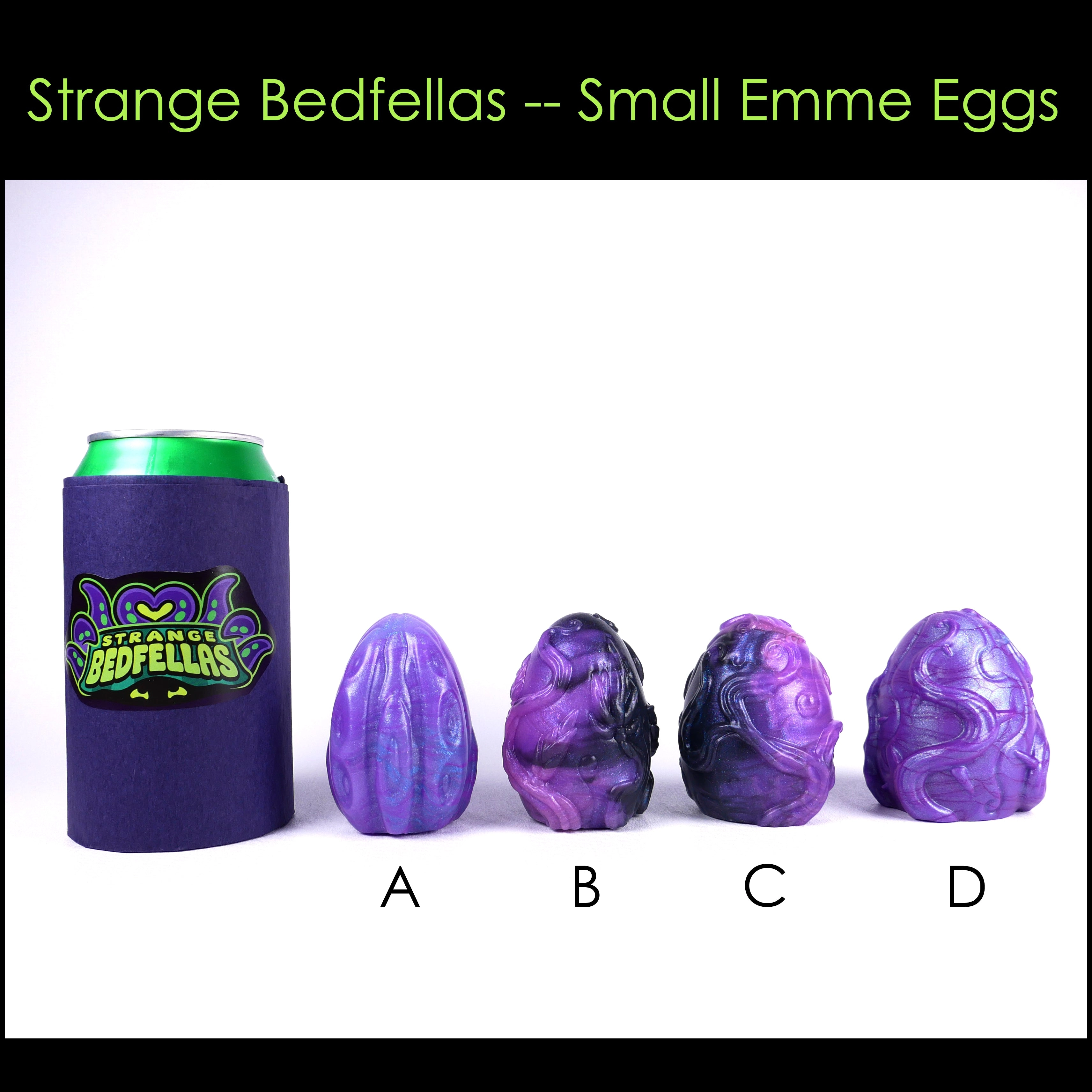 Small Emme Egg Pair -- Soft silicone -- E-1988