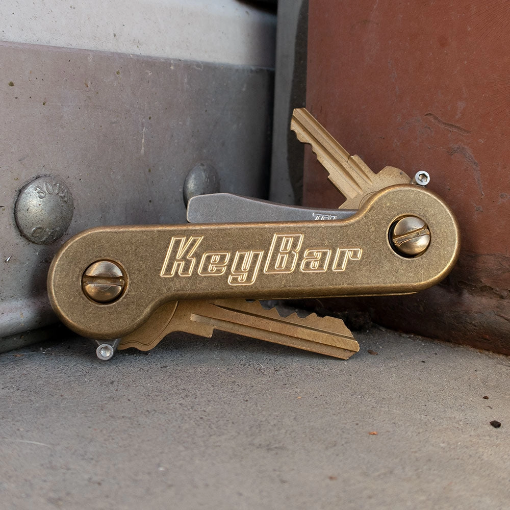 Stonewashed Brass KeyBar