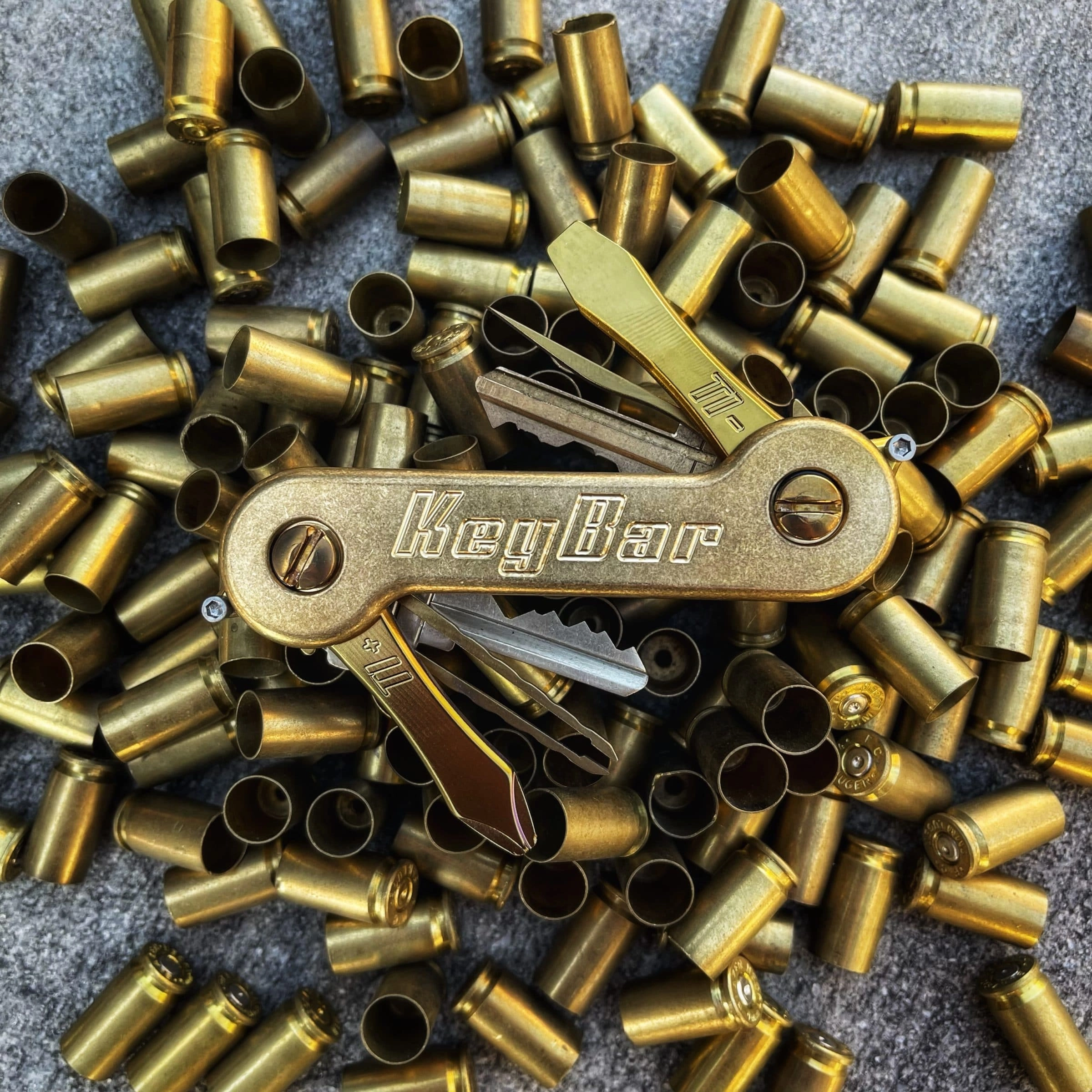 Stonewashed Brass KeyBar