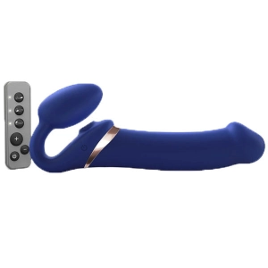 Strap On Me Strapless Multi Orgasm Blue - Extra Large