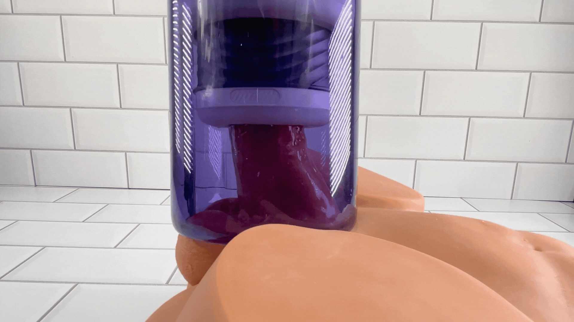 Super Series Adjustable Length Masturbator - Thrusting, Warming & Vibrating