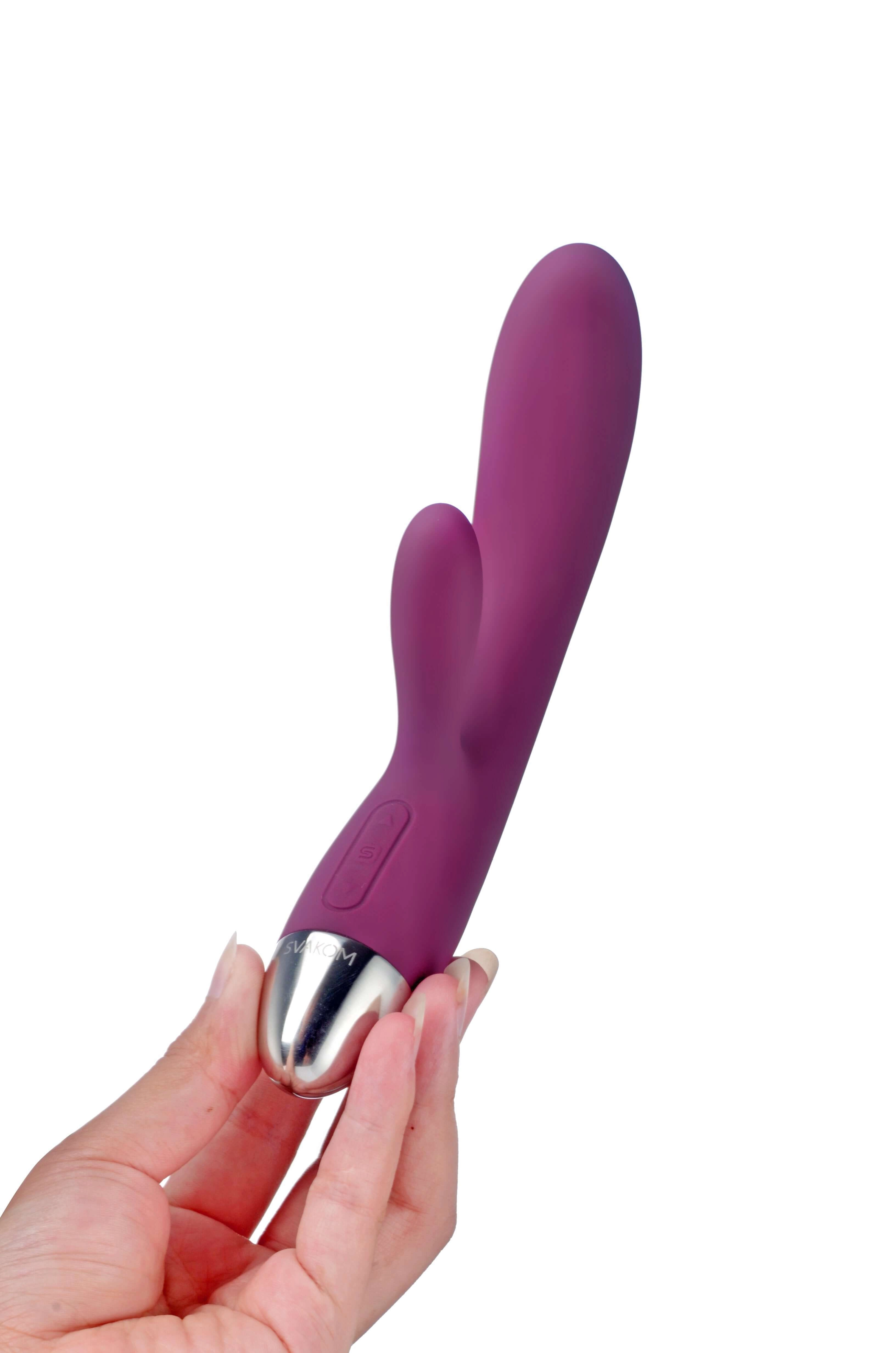 SVAKOM Alice Rechargeable Dual Motor Rabbit Vibe Violet