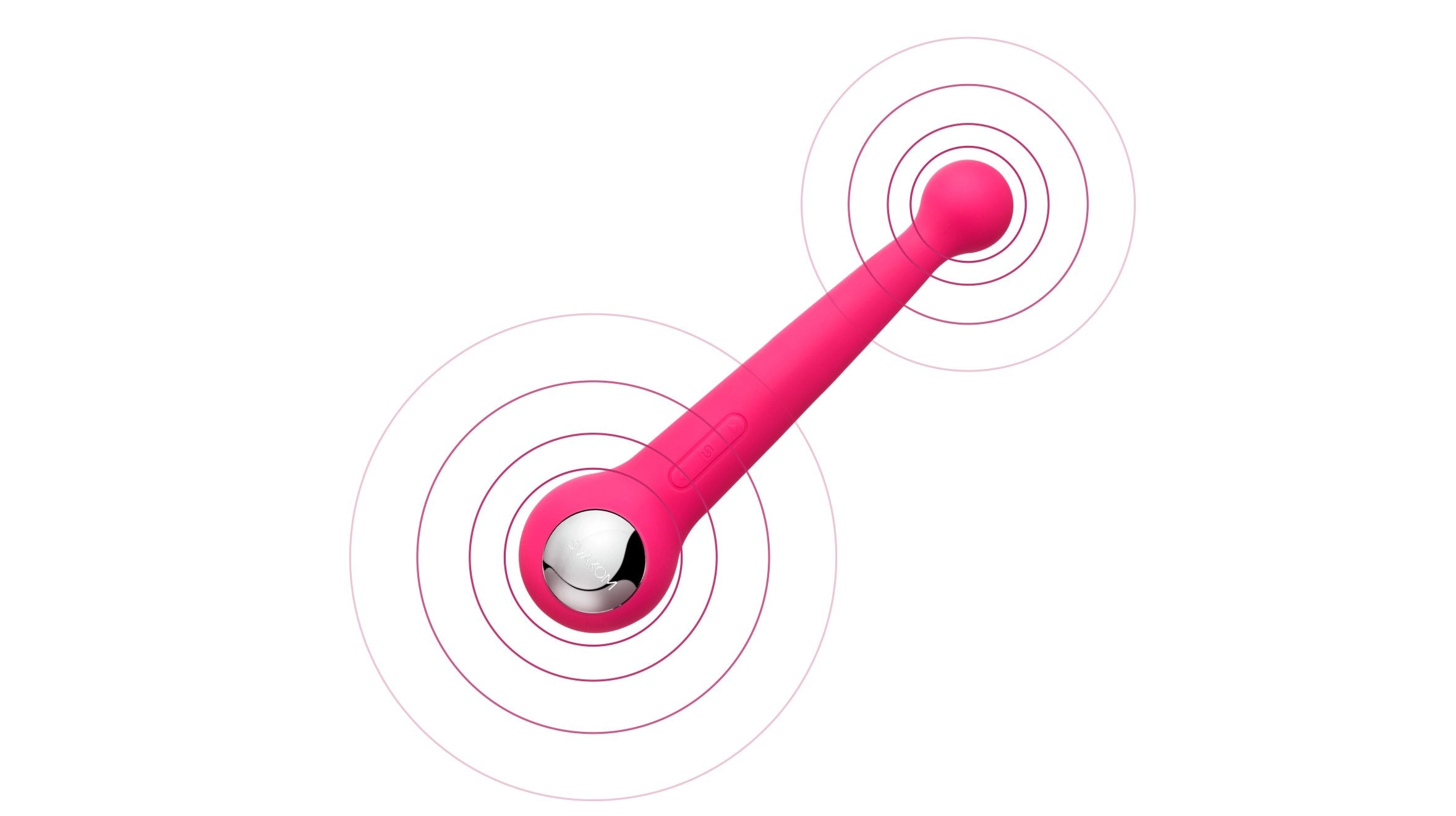 SVAKOM Bonnie Double Pleasure Vibrator Plum Red
