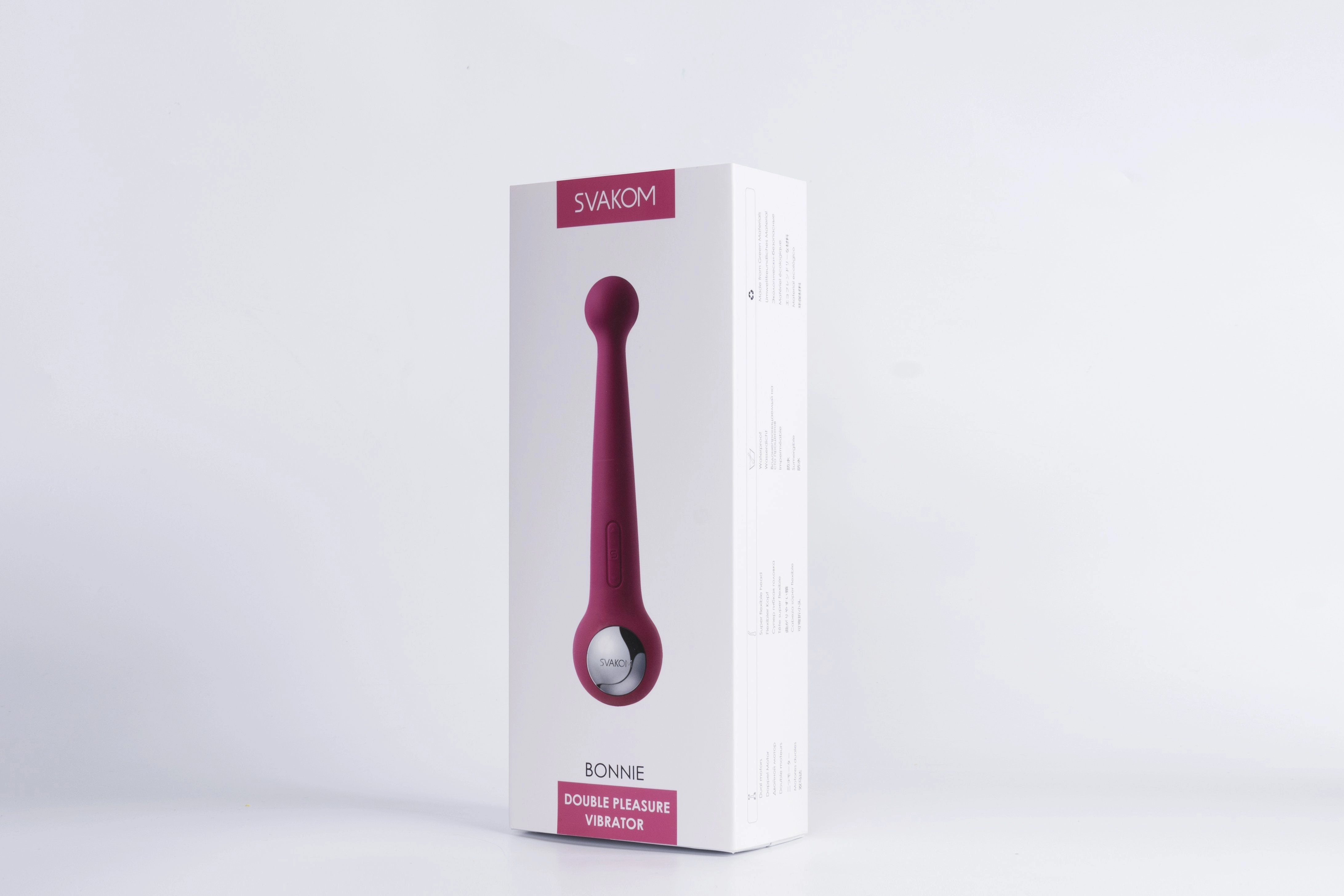 SVAKOM Bonnie Double Pleasure Vibrator Plum Red