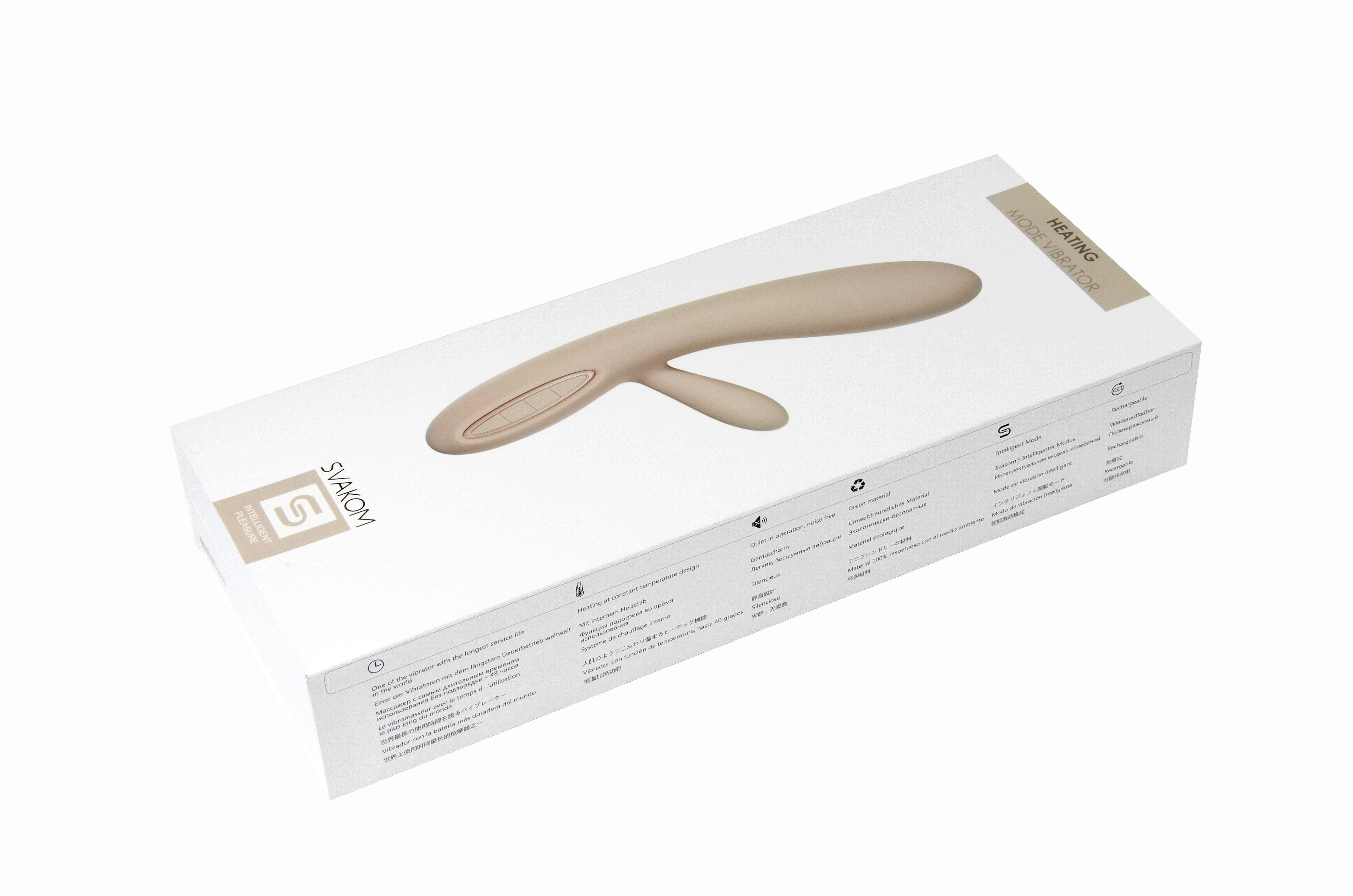 SVAKOM Lester Rechargeable Warming Rabbit Vibe Khaki