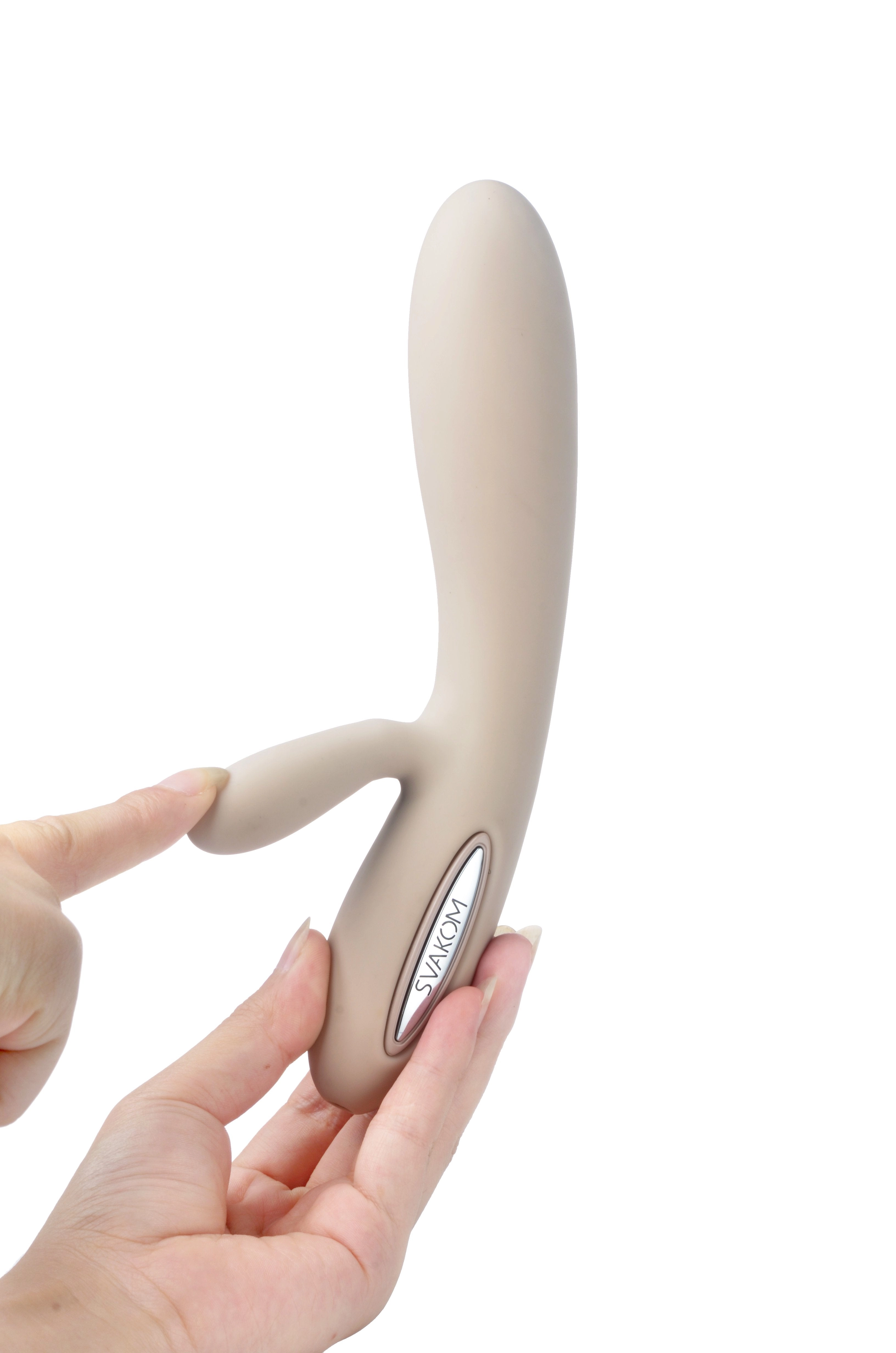 SVAKOM Lester Rechargeable Warming Rabbit Vibe Khaki