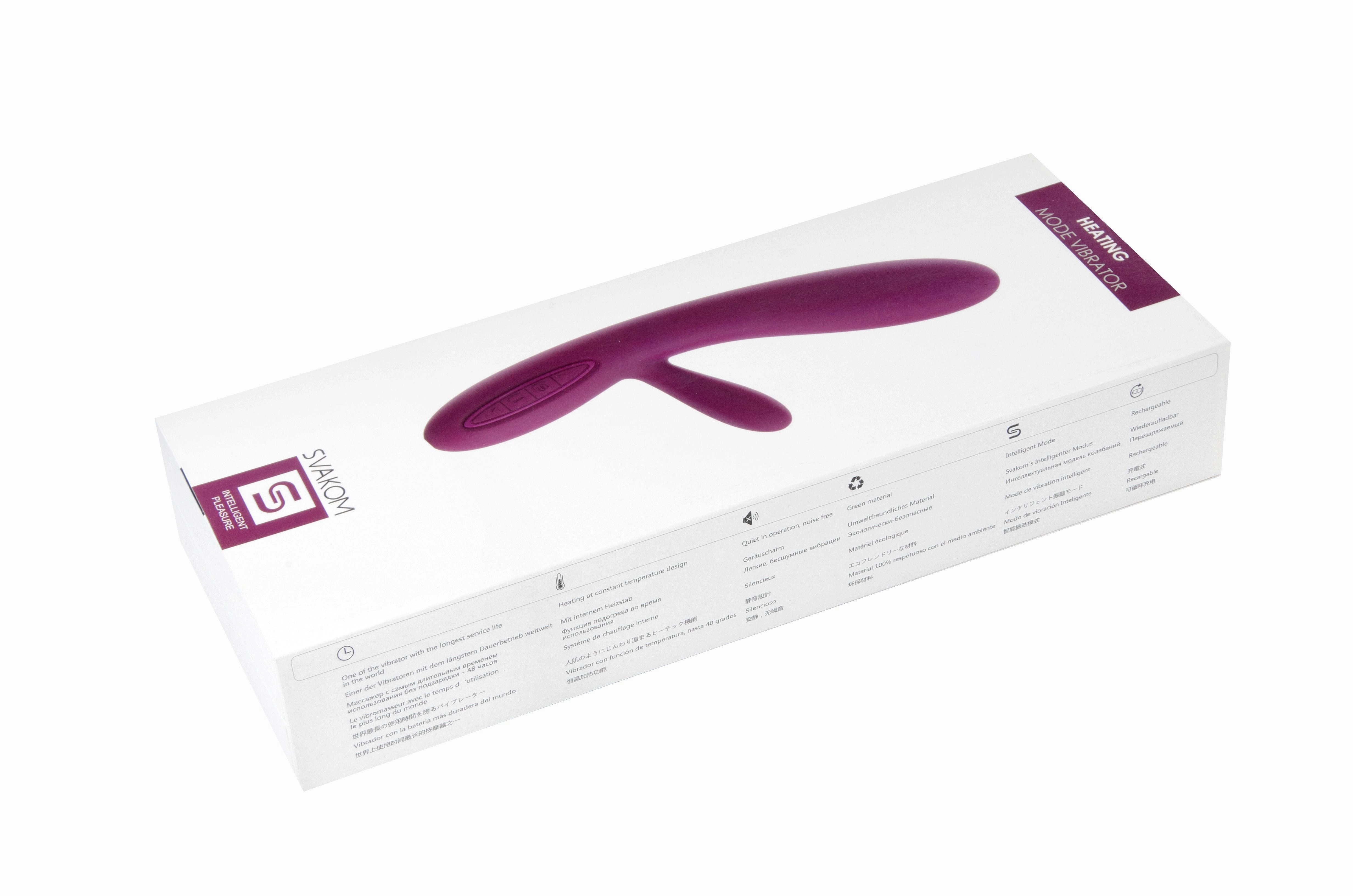 SVAKOM Lester Rechargeable Warming Rabbit Violet