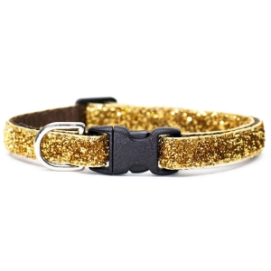 Sweet Pickles Glitter Collar Lola/Gold Cat Collars