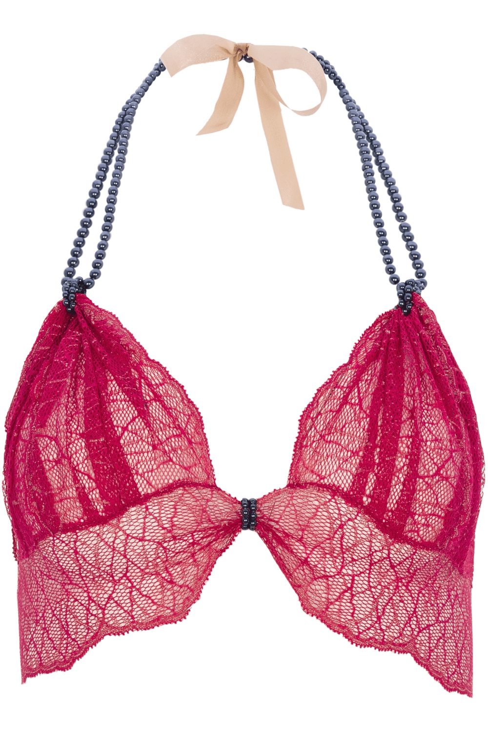 Sydney Dark Pearl Bra Red