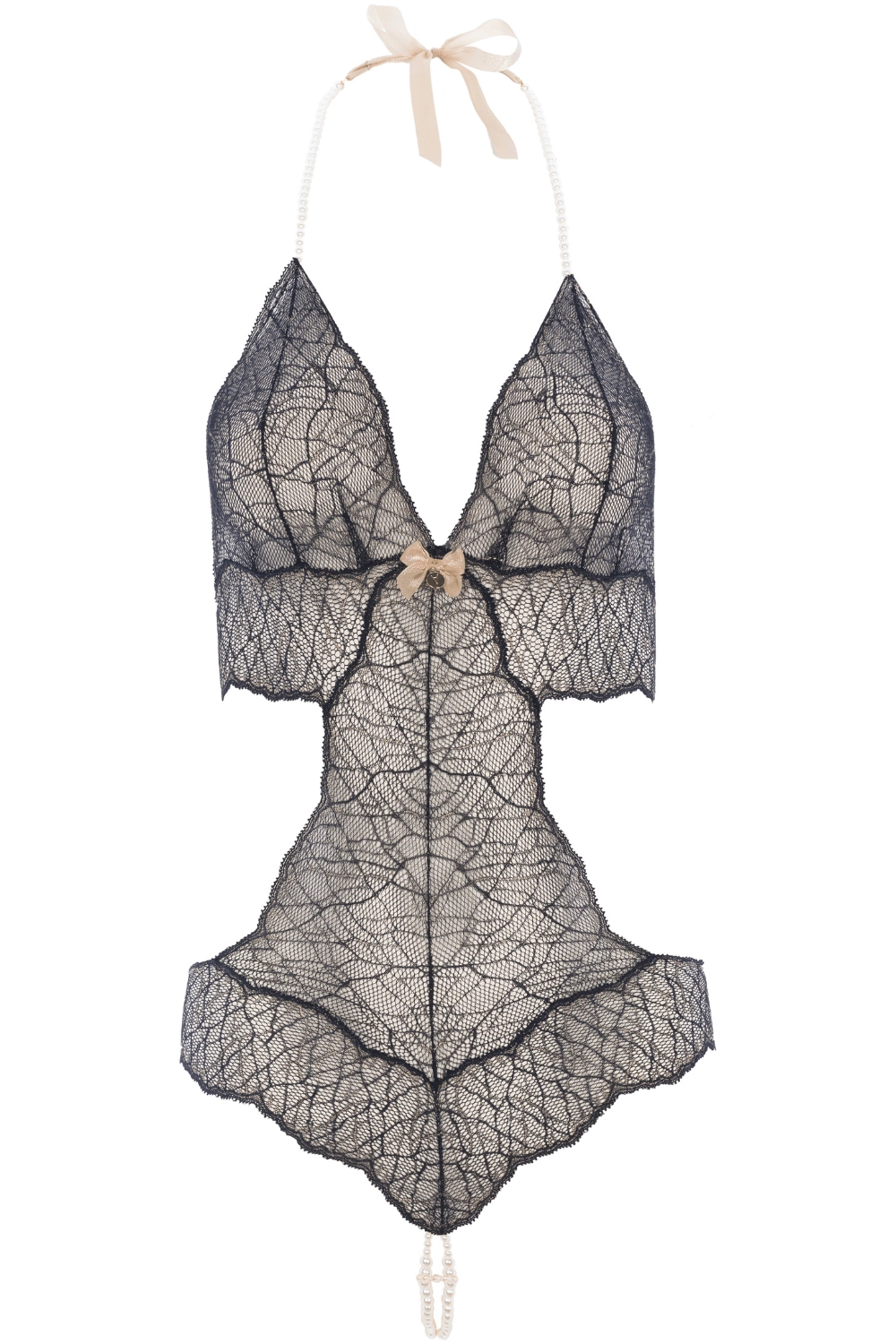 Sydney Double Pearl Body Black, Size L