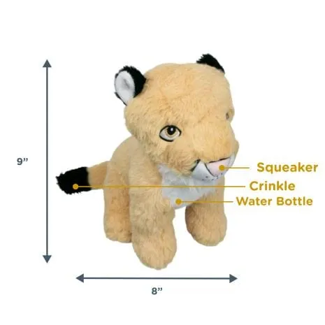 Tall Tails Crunch Mountain Lion Toy for Dogs