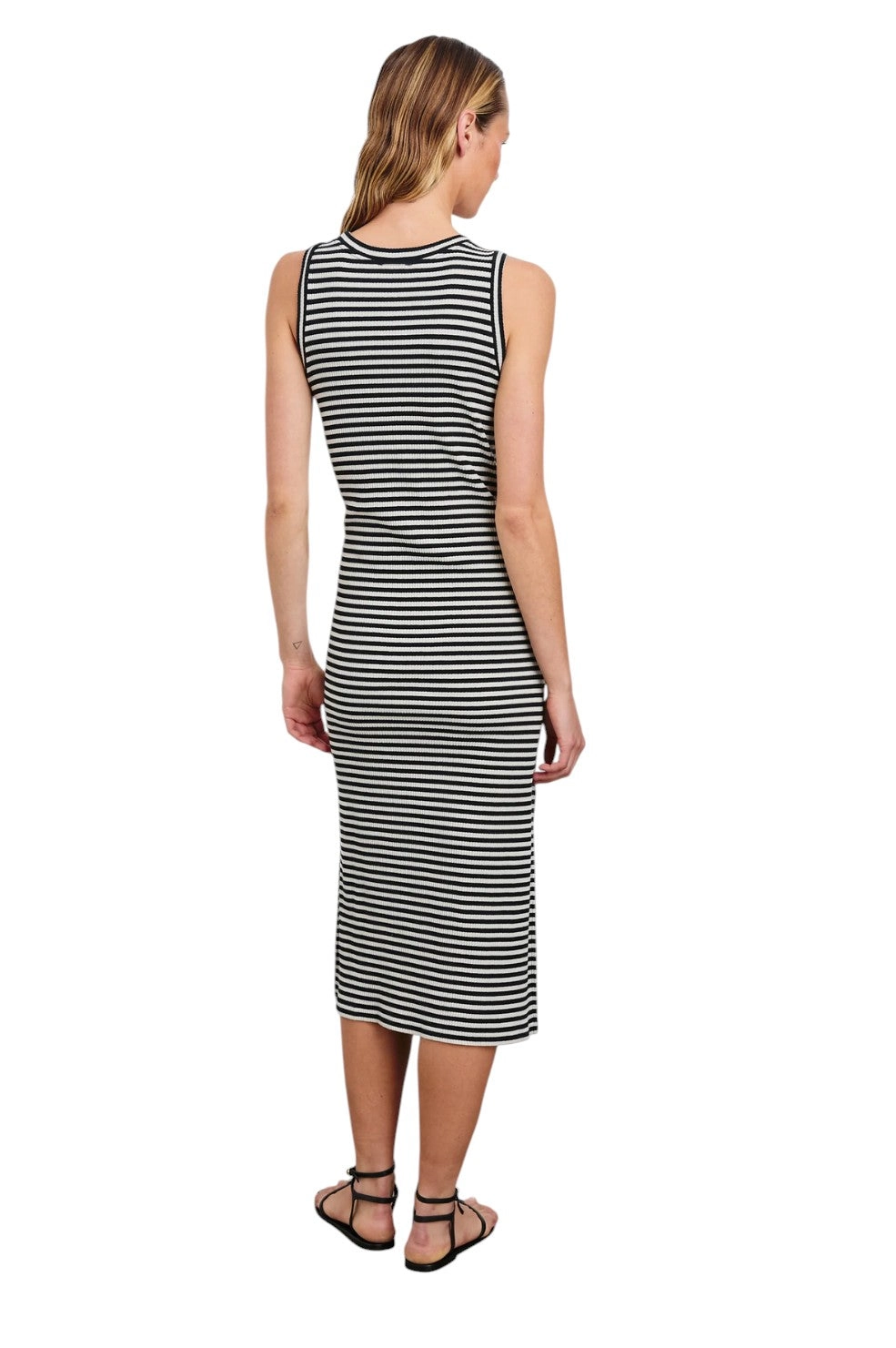 Tank Dress - Black Birch Stripe