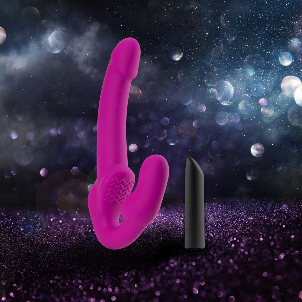 Temptasia By Blush® | Estella G-Spot Pink 9.5-Inch Long Rechargeable Vibrating Dildo