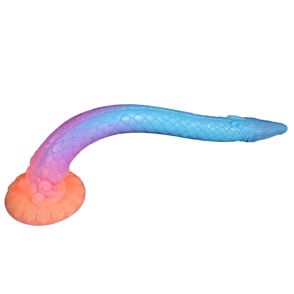 Tengon 18.5 Luminous Anus Dilator With Dragon and Octopus Texture - Laphwing