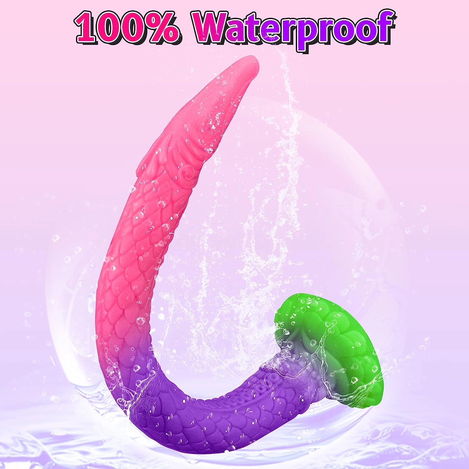 Tengon 18.5 Luminous Anus Dilator With Dragon and Octopus Texture - Laphwing