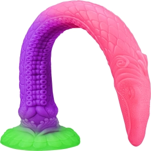 Tengon 18.5 Luminous Anus Dilator With Dragon and Octopus Texture - Laphwing