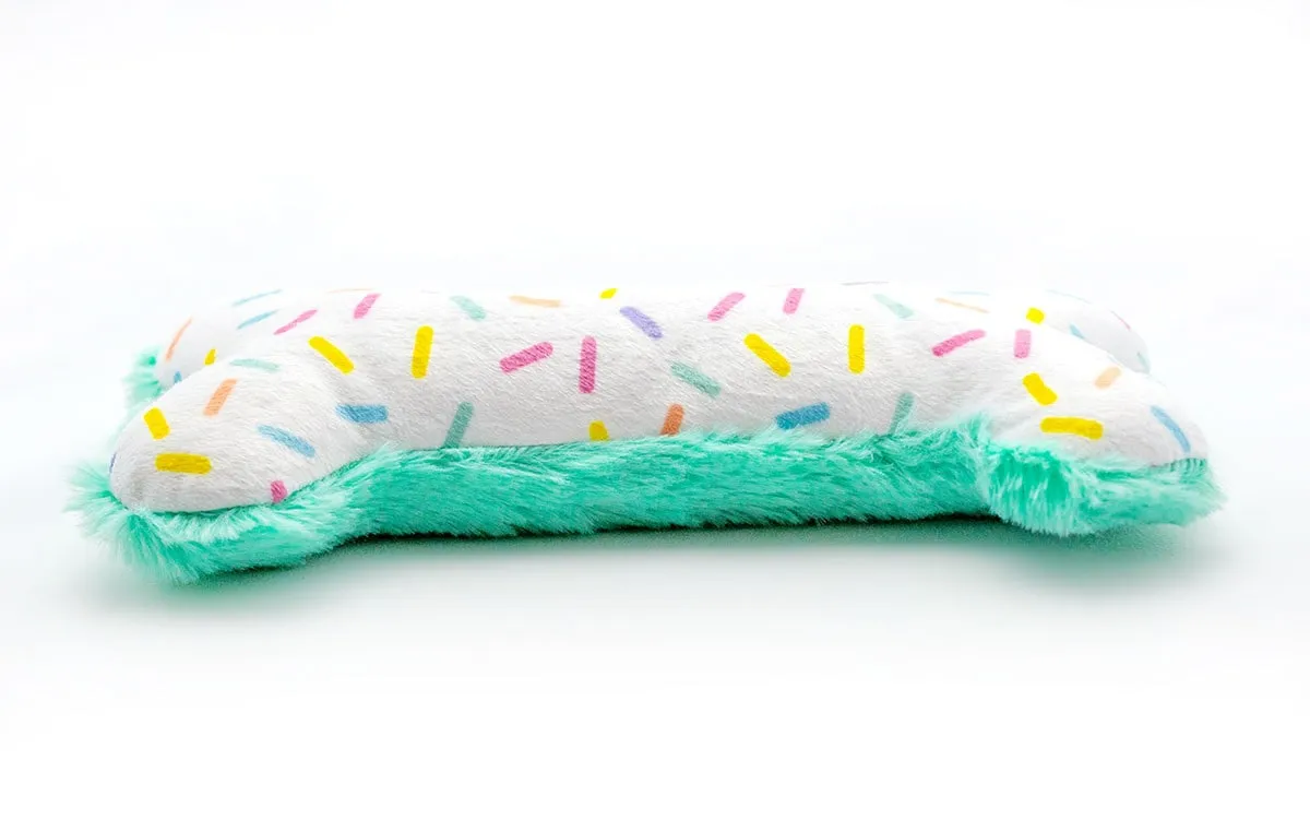 ThoozyPet Birthday Bone Plush Dog Toy