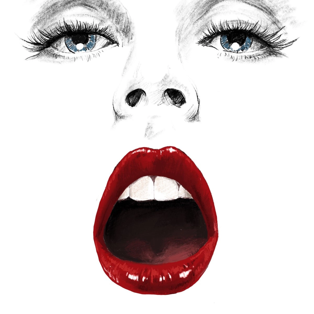 UPKO Luxury Silicone Invisible Mouth Gag with Italian Leather Straps