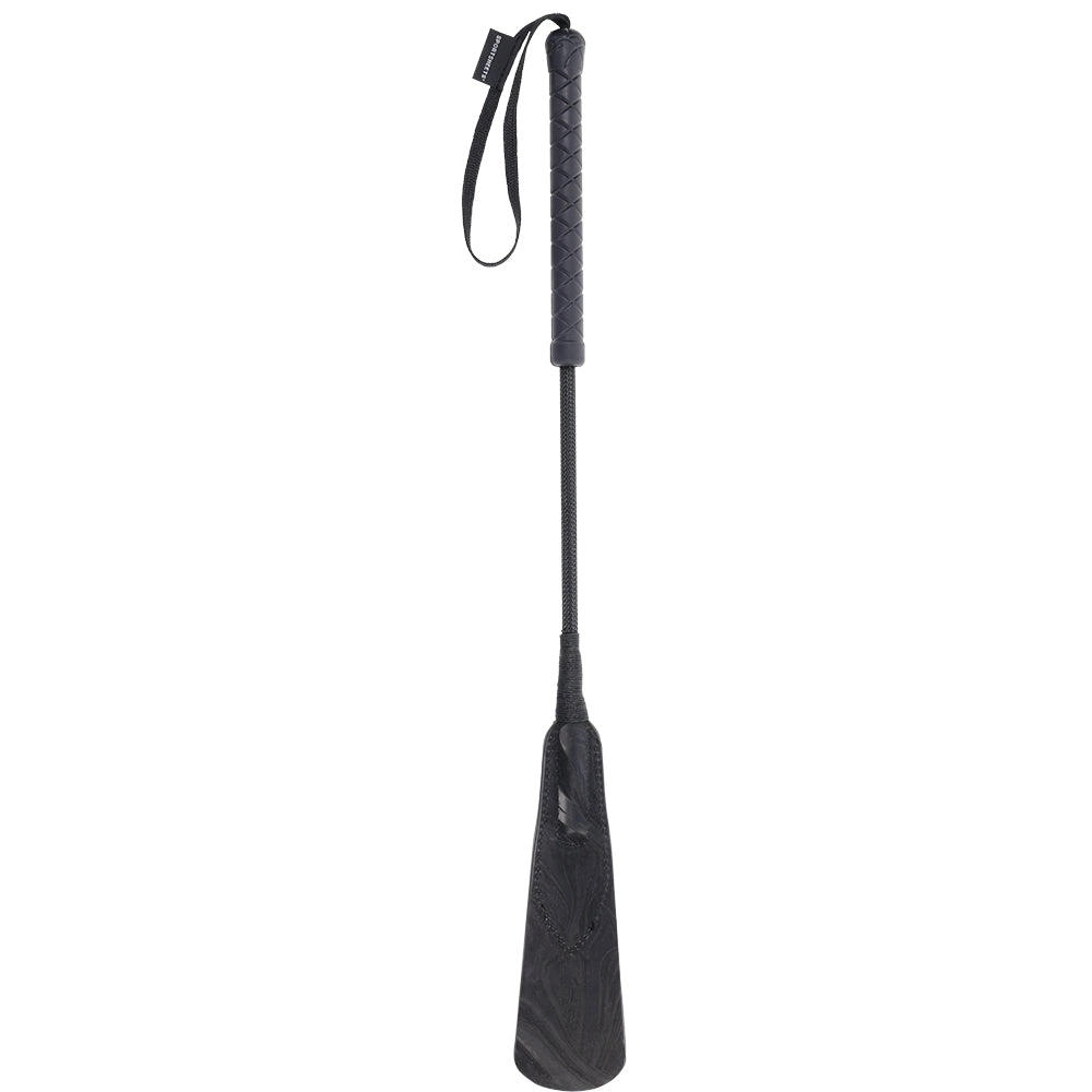Velvet Noir Strike Riding Crop