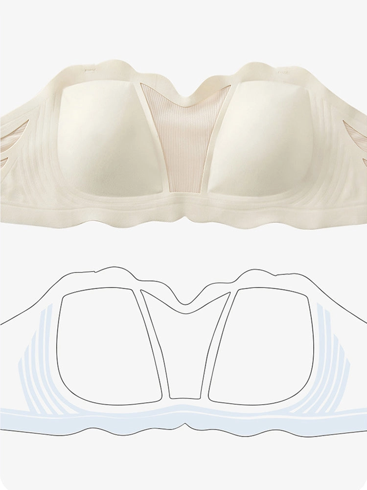 Womens Seamless Strapless Minimizer Bra