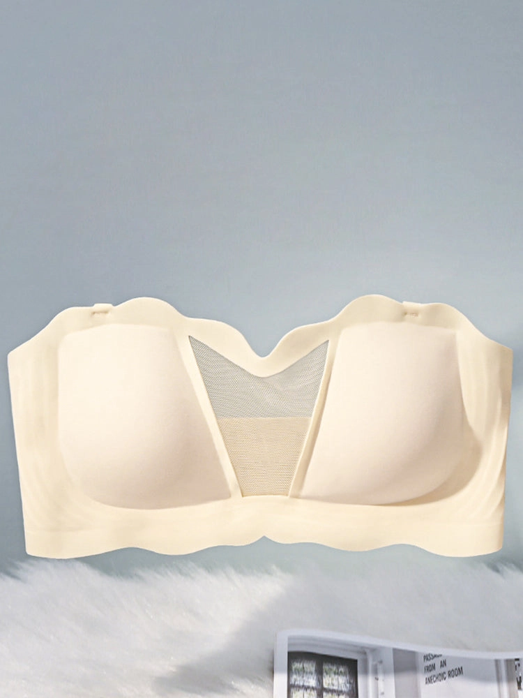 Womens Seamless Strapless Minimizer Bra