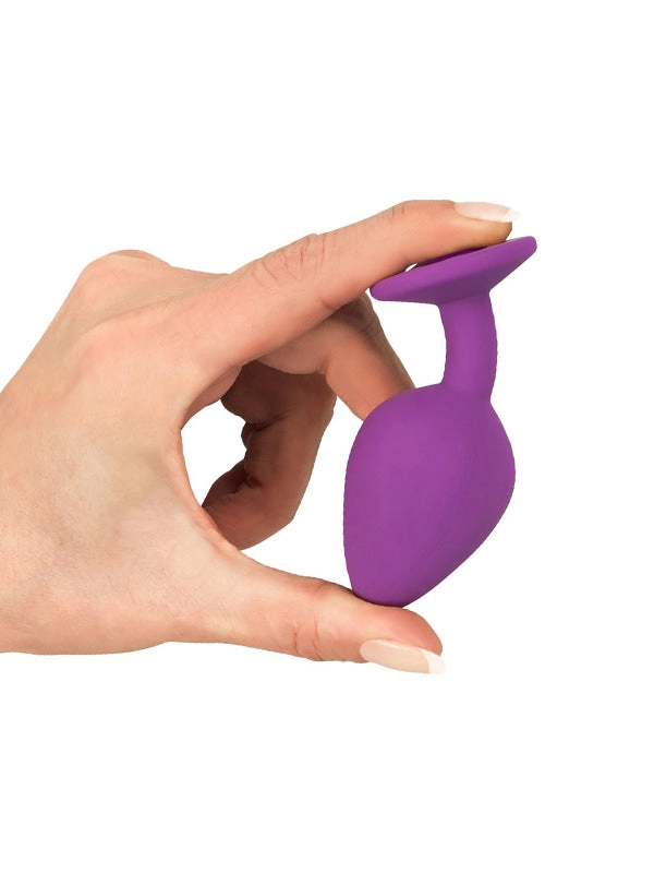 You2Toys Medium Purple Silicone Jewel Butt Plug