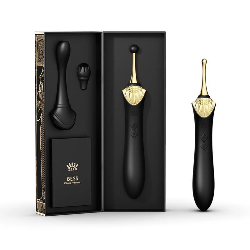 ZALO Bess Clitoral Massager Obsidian Black
