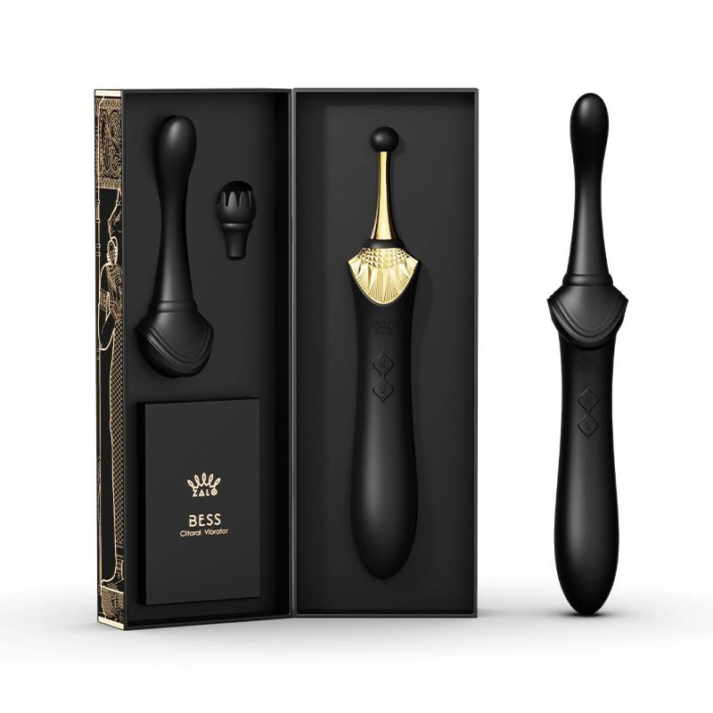 ZALO Bess Clitoral Massager Obsidian Black