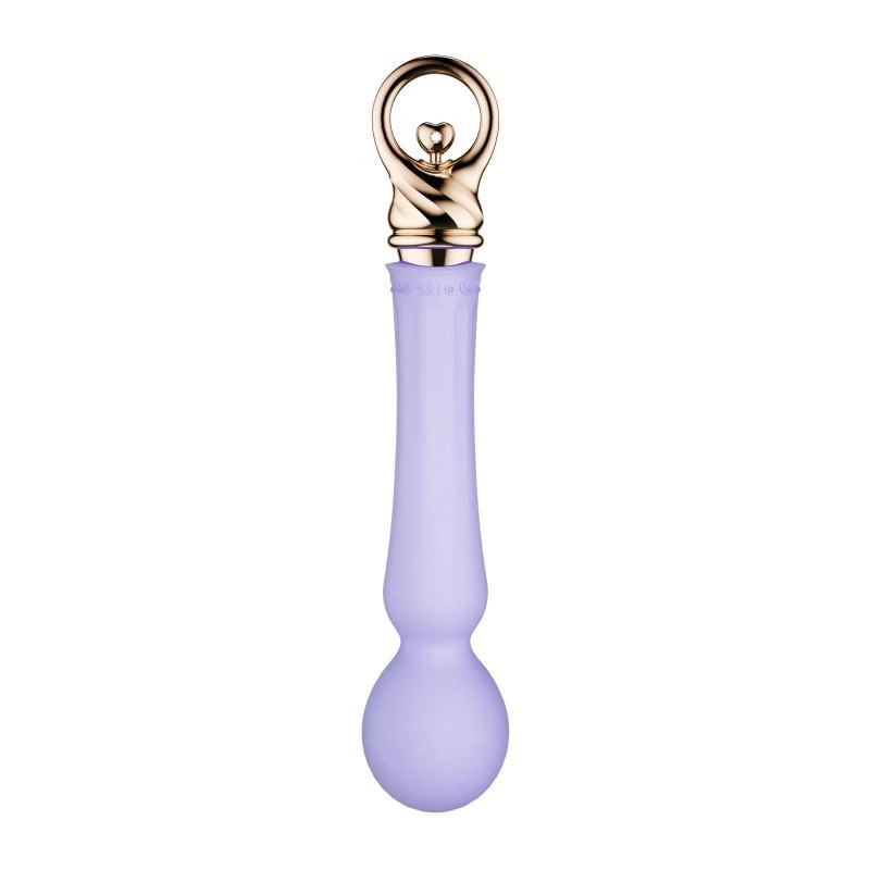 ZALO Confidence Pre-Heating Rechargeable Wand Massager Fantasy Violet