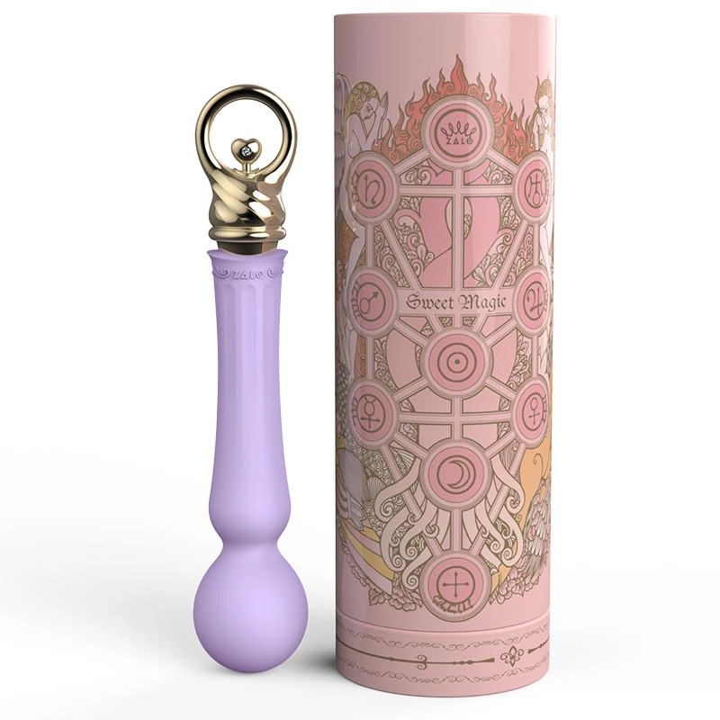 ZALO Confidence Pre-Heating Rechargeable Wand Massager Fantasy Violet