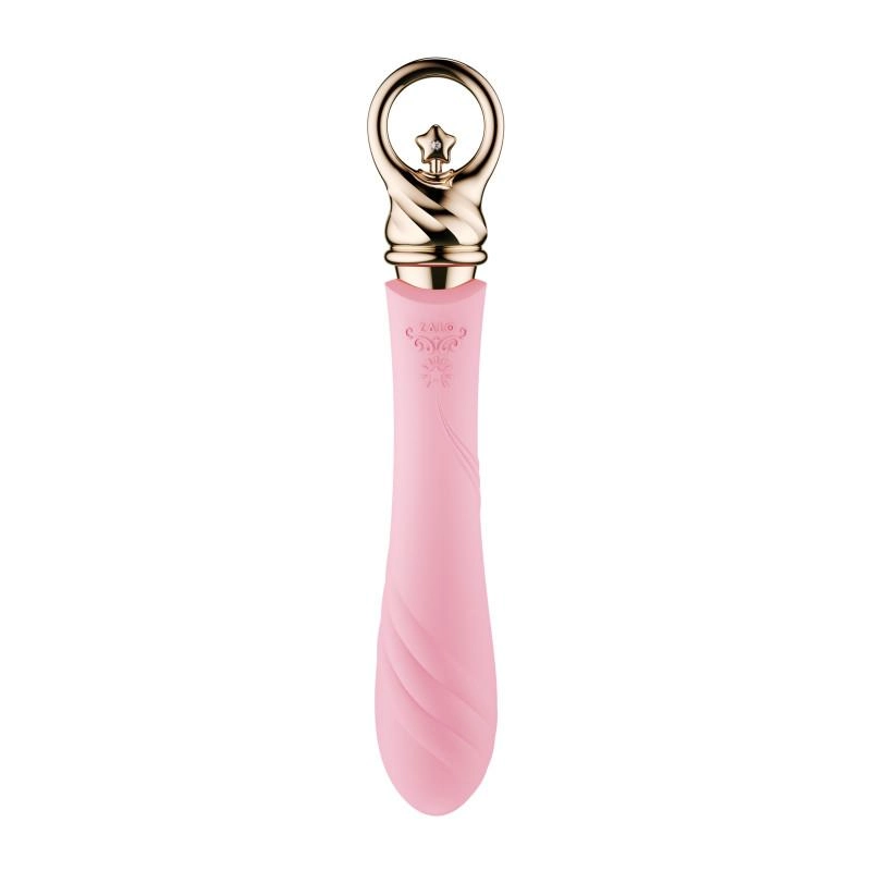 ZALO Courage Pre-Heating Rechargeable G-spot Massager Fairy Pink