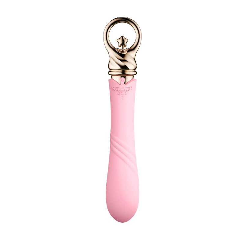 ZALO Courage Pre-Heating Rechargeable G-spot Massager Fairy Pink