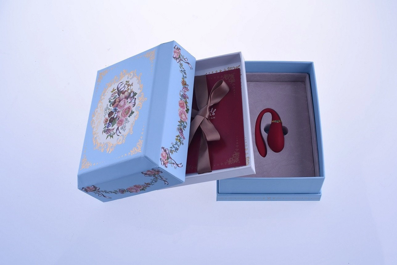 ZALO Fanfan App-controlled Rechargeable Couples Massager Bright Red