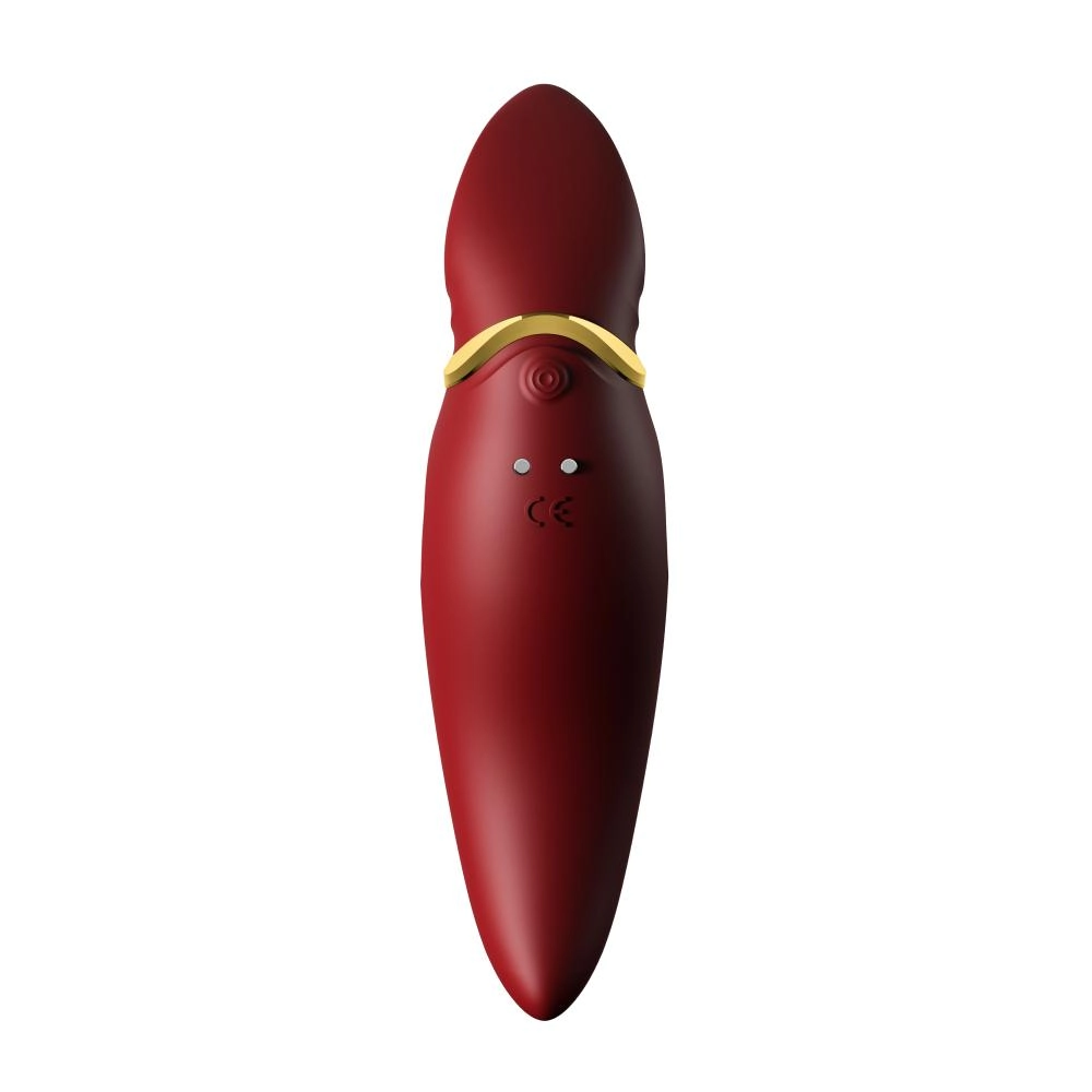ZALO Hero Clitoral Rechargeable Massager Wine Red